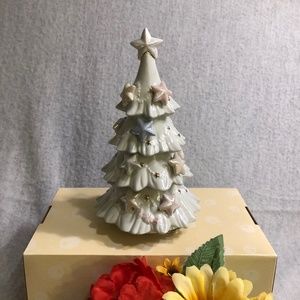 NWT - Musical Porcelain Revolving Tree